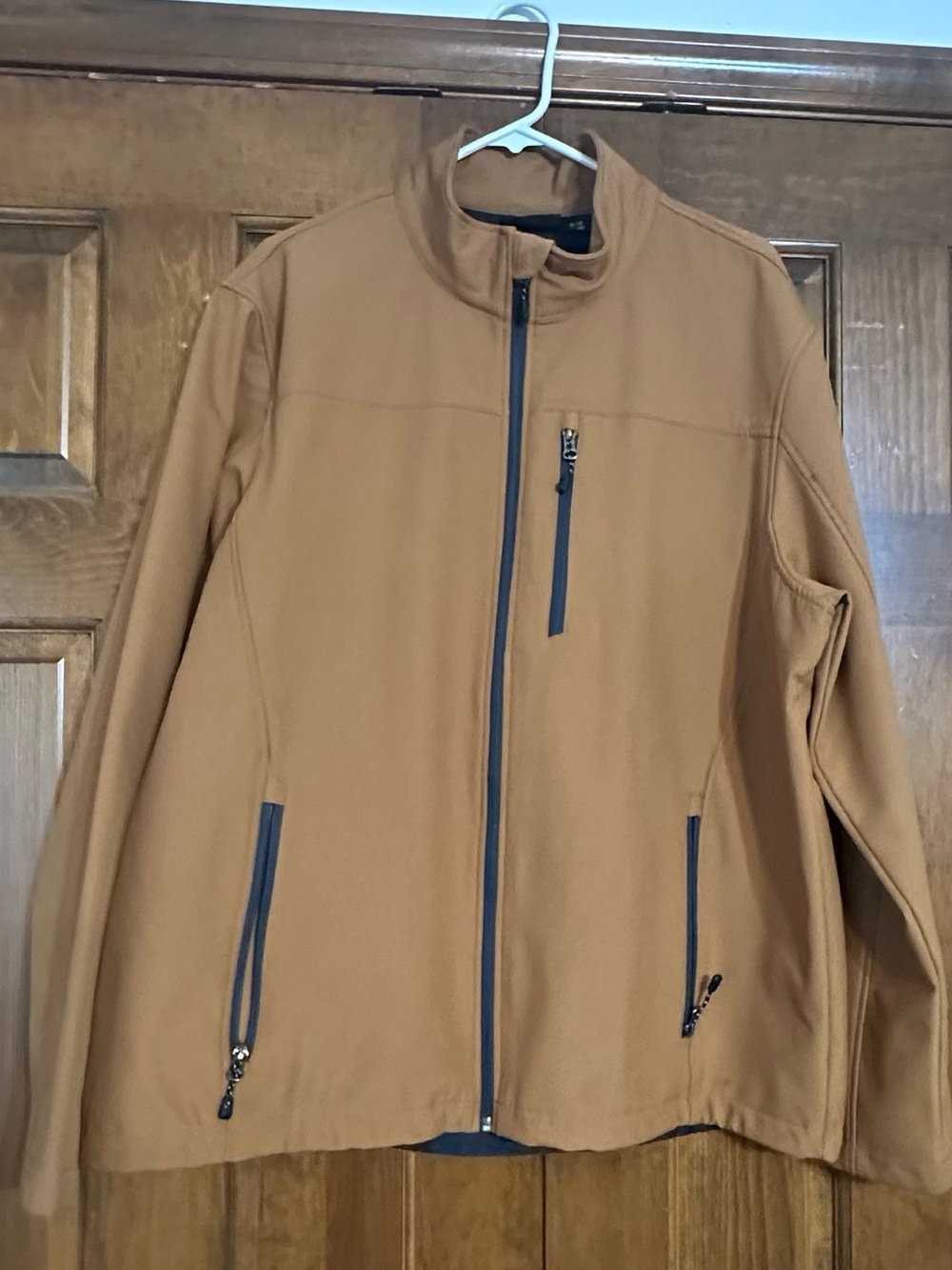 Swiss Tech Men's Copper Penny Lightweight Softshell Jacket Full Zip XL